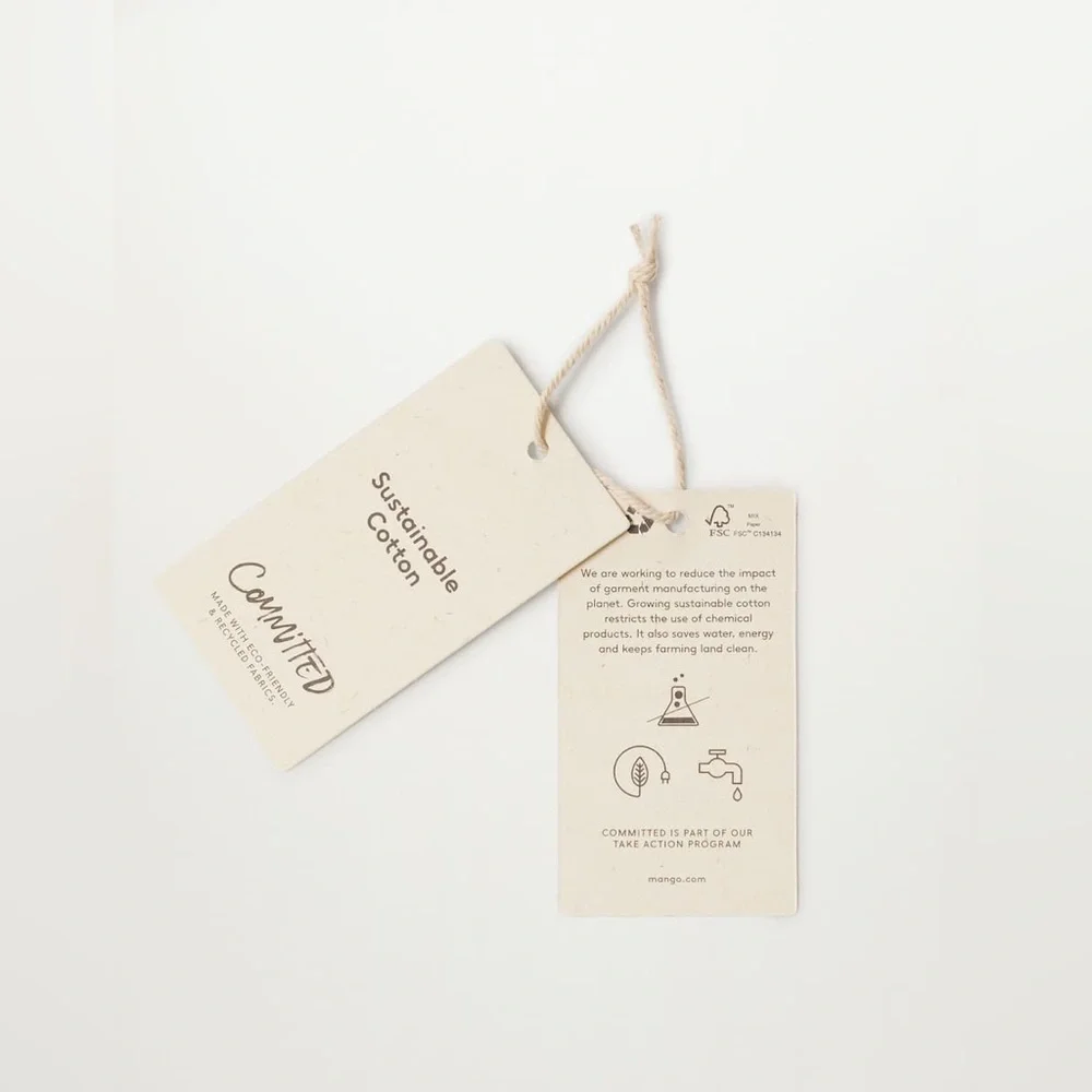 NWT MANGO Essential cotton-blend shirt SIZE XS - Picture 5 of 8